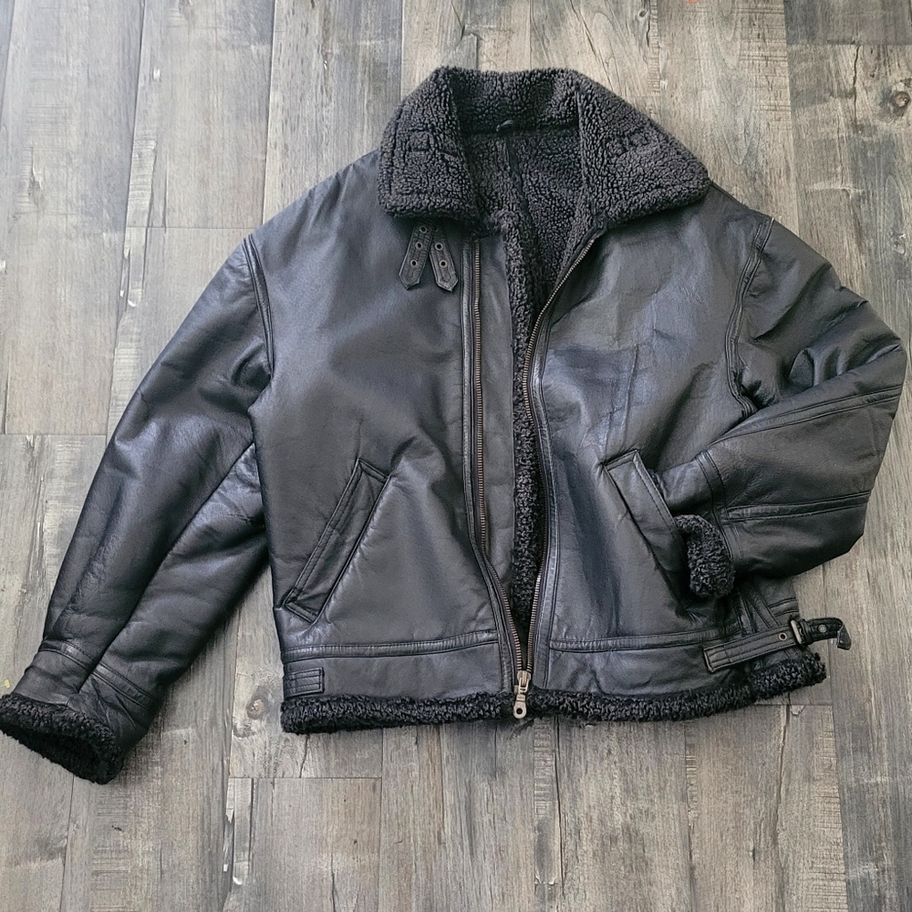 WINLIT 1969 Leather Bomber Style Jacket